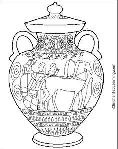 236x299 Ancient Greece Coloring Pages Coloring Pages Greek Amphora