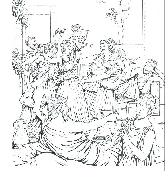 579x600 Ancient Greek Coloring Pages Ancient Coloring Pages Good For Your