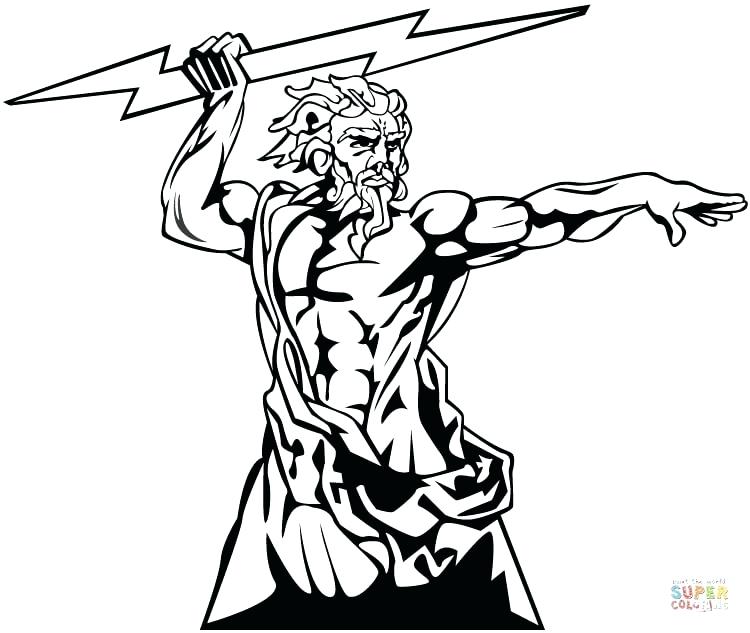 Greek Gods Coloring Pages