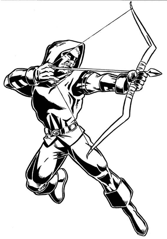 Green Arrow Coloring Pages Decorating Ideas Green 567x813 Green Arrow Coloring Pages Decorating Ideas Green
