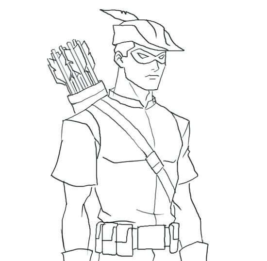 Green Arrow Coloring Pages How To Draw Arsenal Drawing And Digital 550x538 Green Arrow Coloring Pages How To Draw Arsenal Drawing And Digital