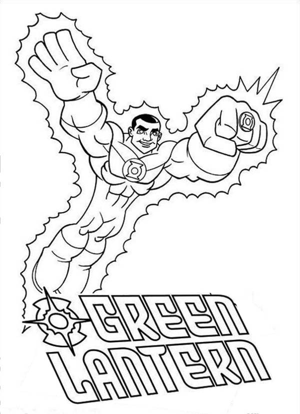 600x827 Green Lantern Coloring Pages