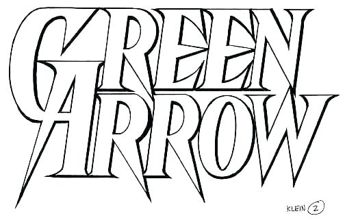 504x318 Free Coloring Pages Celtic Designs Cool Page Green Arrow Canvas