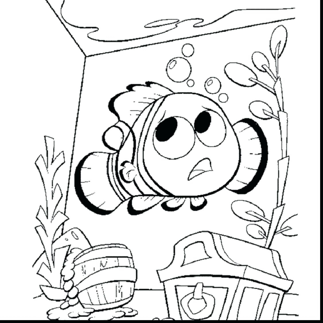 1126x1126 Coloring Nemo Printable Coloring Pages Finding Sheet Free New