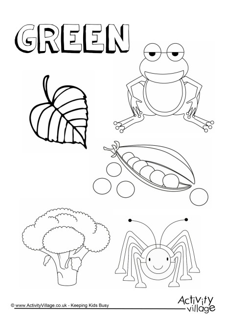 460x650 Green Coloring Pages