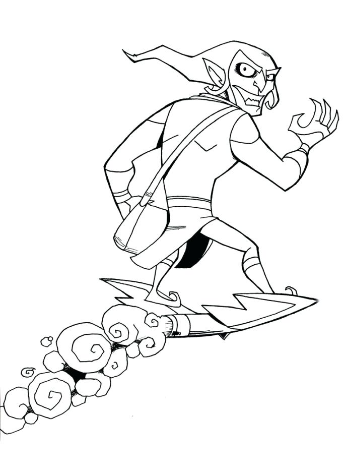 685x942 Green Goblin Coloring Pages Green Goblin Coloring Page Green
