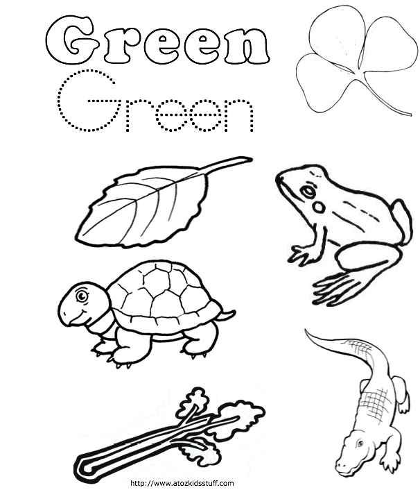 606x706 Green Color Word Worksheet Education Word Work