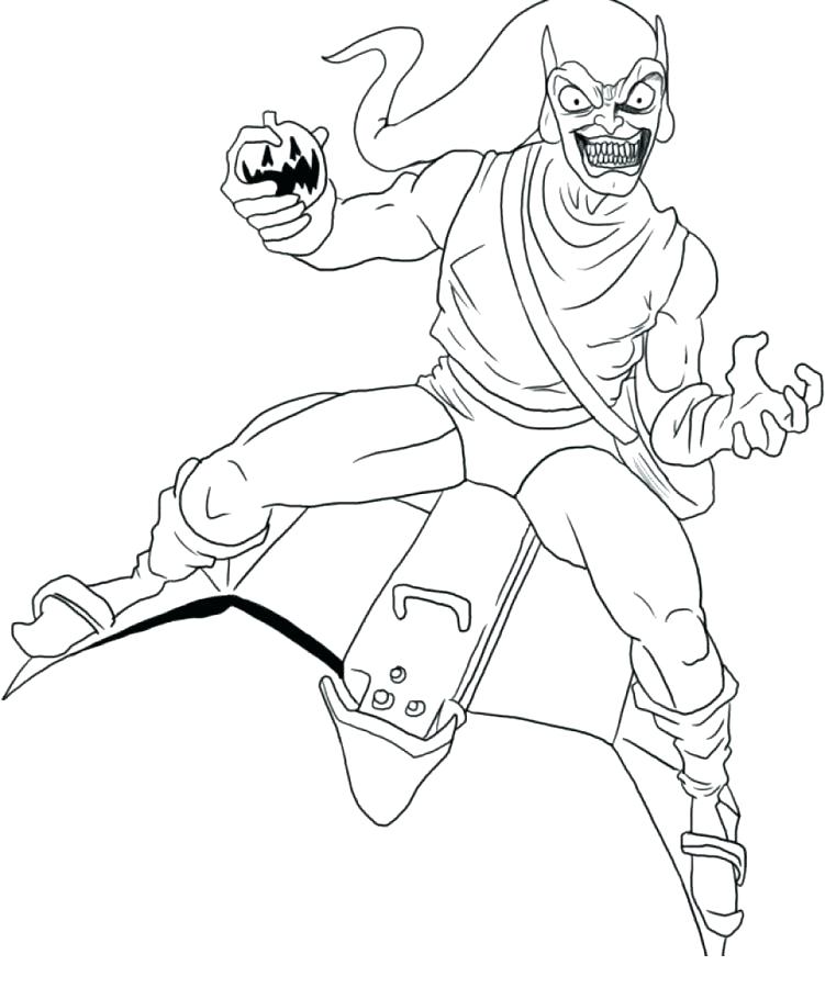 751x900 Marvel Coloring Pages Green Goblin Coloring Page Green Goblin
