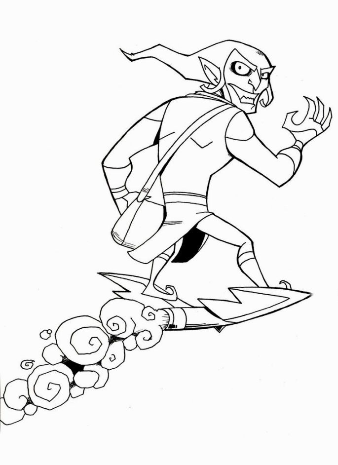 Green Goblin Coloring Page Coloring Pages 685x942 Green Goblin Coloring Page Coloring Pages
