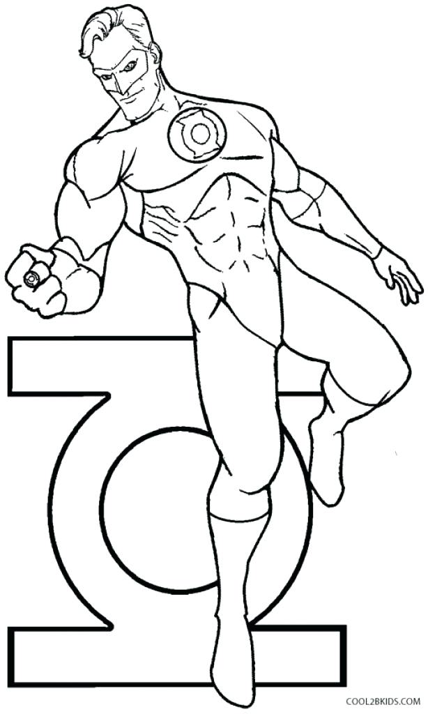 614x1024 Green Lantern Coloring Pages Unique Green Lantern Coloring Pages