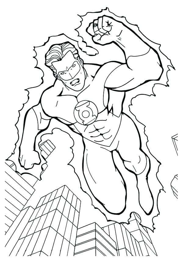 600x849 Lego Green Lantern Colouring Pages Coloring Pages Superman B
