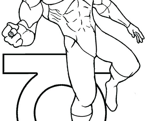 510x425 Green Lantern Coloring Page Cliptext.co