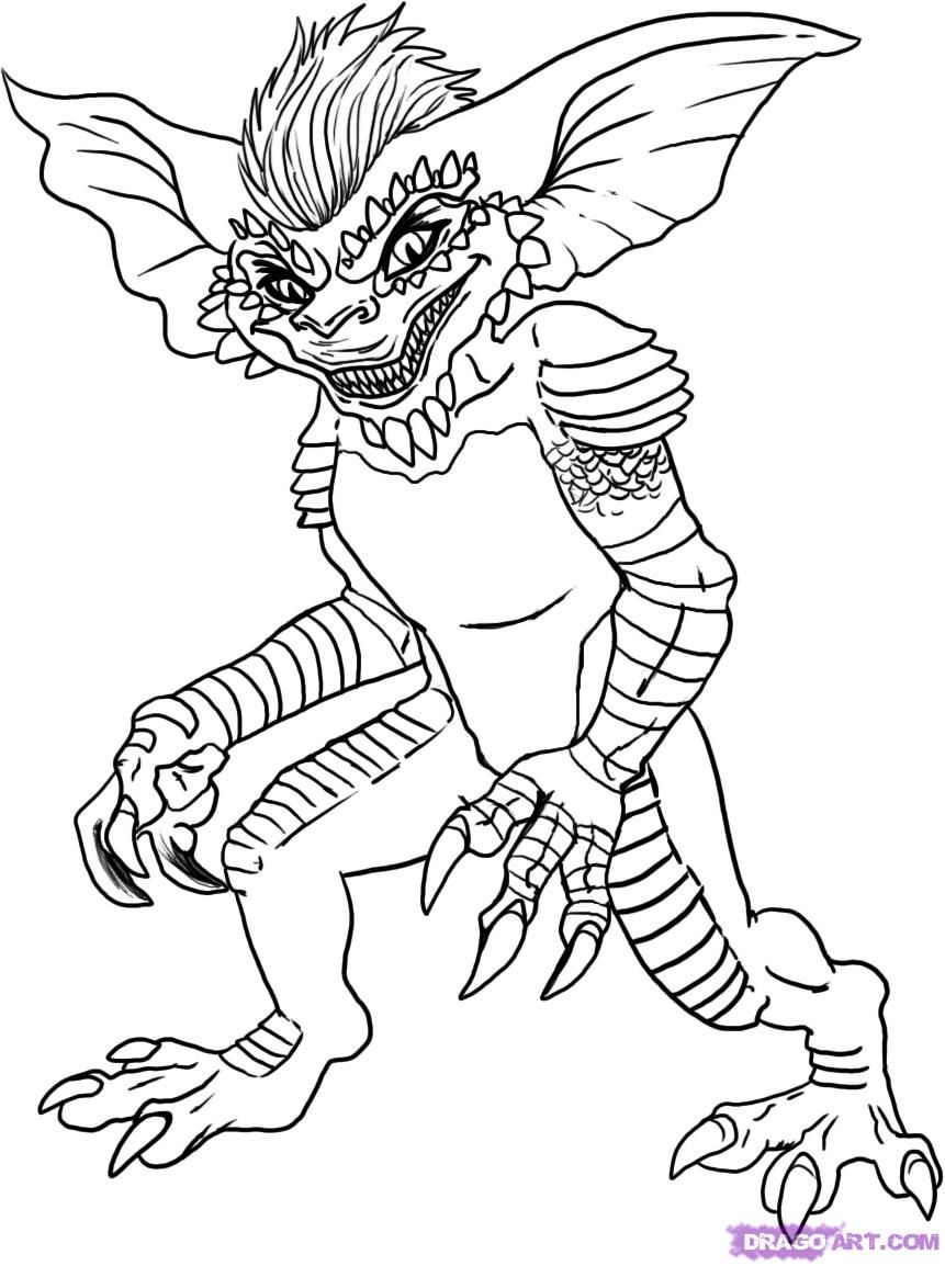 Gremlins Coloring Pages Gremlins Gremlins 861x1154 Gremlins Coloring Pages Gremlins Gremlins