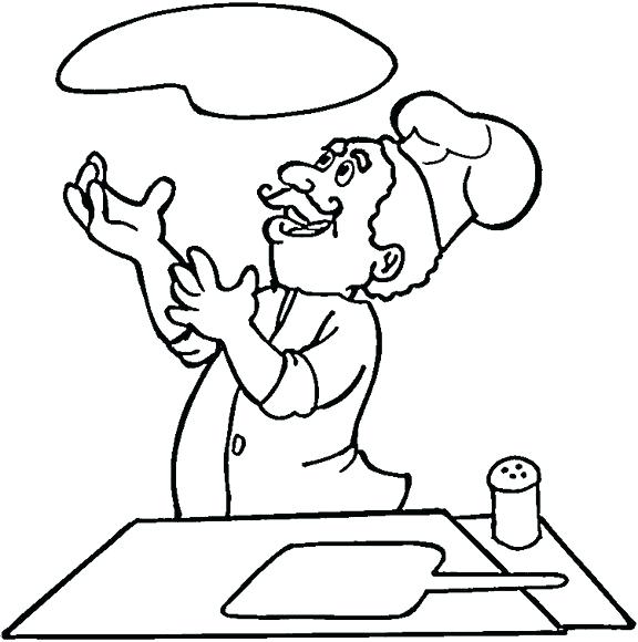 576x580 Italian Coloring Pages Is Cooking Pizza Coloring Page Italian
