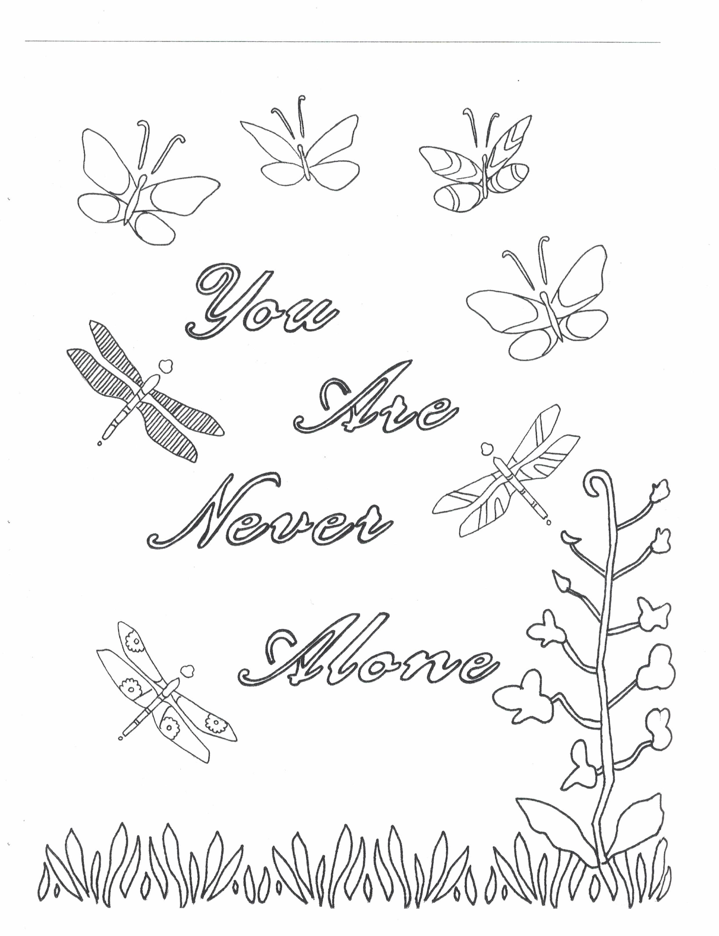 You Are Never Alone Coloring Page Etsy And Coloring Books 2479x3229 You Are Never Alone Coloring Page Etsy And Coloring Books