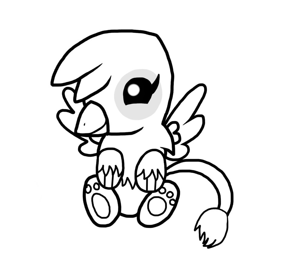 Baby Griffin Color Page By Theshadowstone 937x852 Baby Griffin Color Page By Theshadowstone