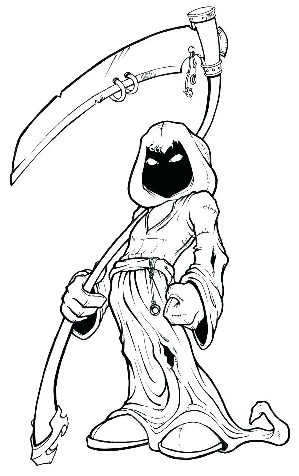 600x954 Grim Reaper Coloring Pages Grim Reaper Coloring Pages Grim Reaper