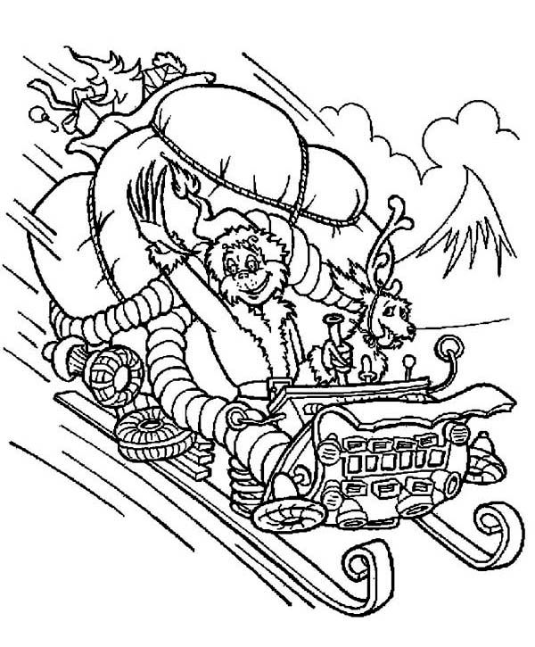 600x725 The Grinch Coloring Pages