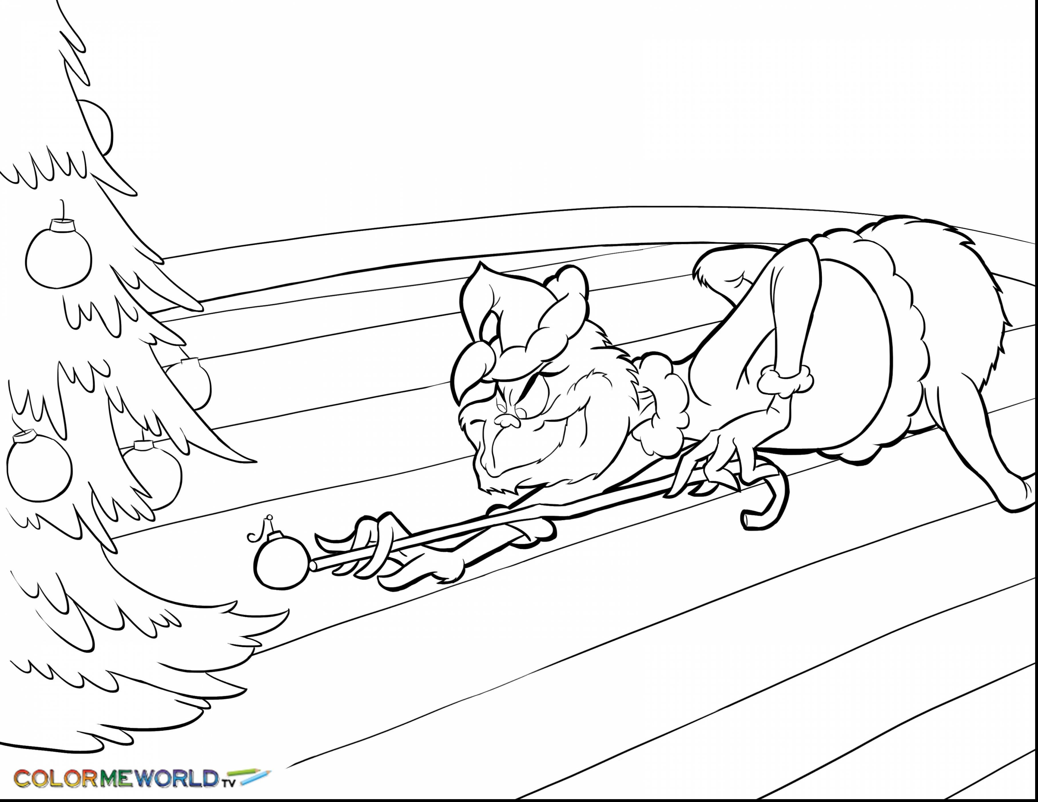 3630x2805 Christmas Grinch Had Coloring Pages For Kids Unique Great