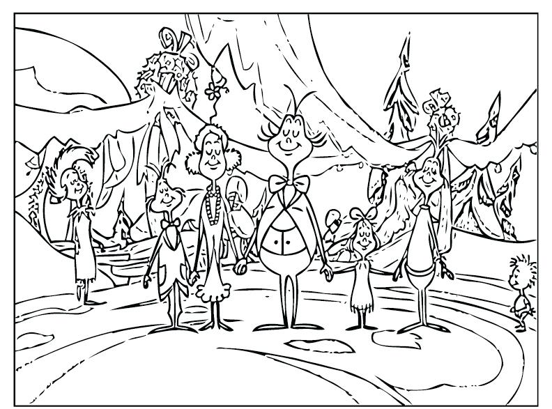 The Grinch Coloring Pages Image Of Stole Coloring Pages Free 792x587 The Grinch Coloring Pages Image Of Stole Coloring Pages Free