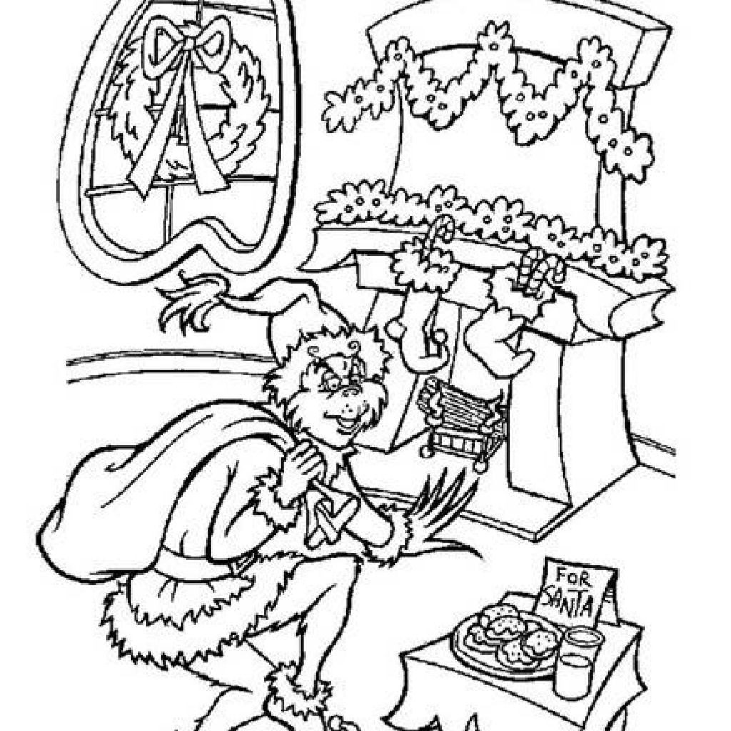 The Grinch Coloring Pages Beautiful How Stole Christmas The Grinch 1024x1024 The Grinch Coloring Pages Beautiful How Stole Christmas The Grinch