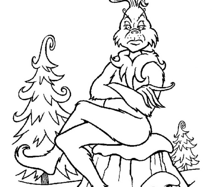 678x600 Grinch Coloring Pages Free The Grinch Coloring Pages Best Coloring