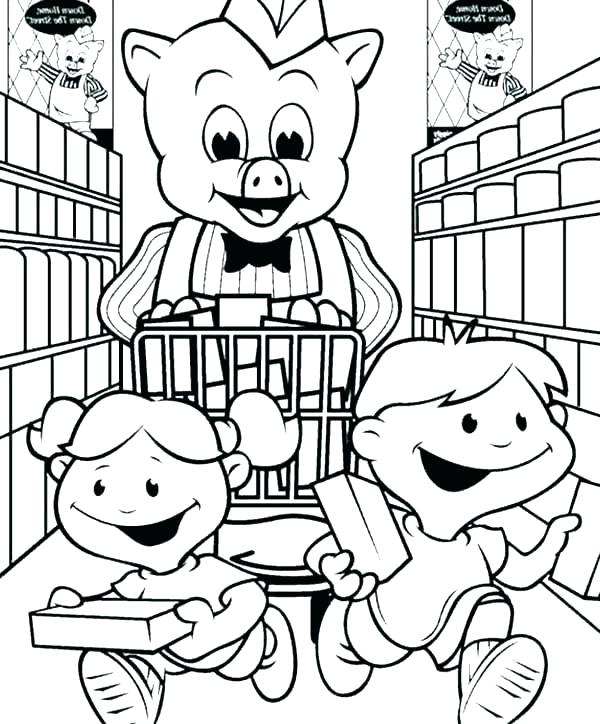 Shopping Coloring Pages Grandma Coloring Pages Shopping 600x724 Shopping Coloring Pages Grandma Coloring Pages Shopping