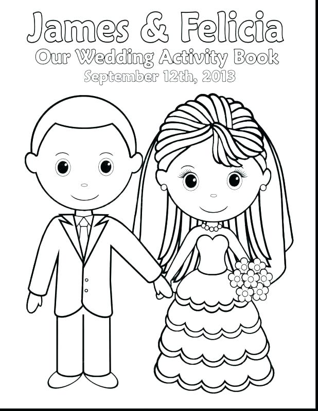 Dress Coloring Page Bride And Groom Coloring Page Free Printable 618x800 Dress Coloring Page Bride And Groom Coloring Page Free Printable