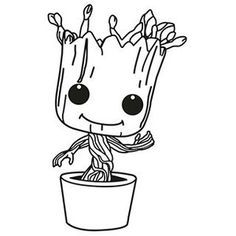 236x236 Image Result For Baby Groot Coloring Page To Make Soon