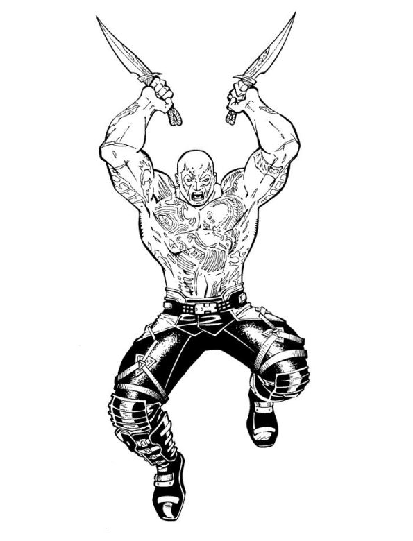 595x780 Kids N 40 Coloring Pages Of Guardians Of The Galaxy