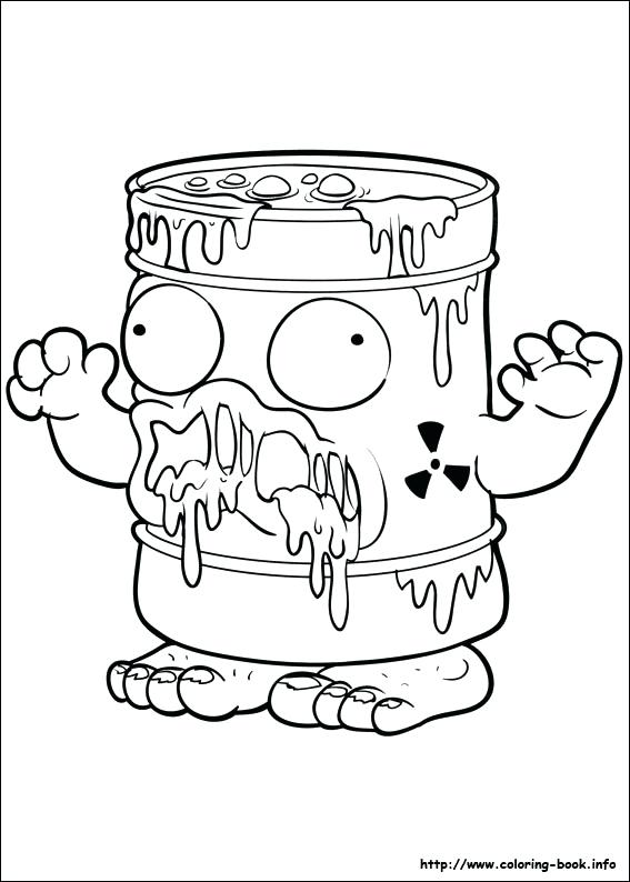 567x794 Ideas Grossery Gang Coloring Pages For Last Updated 45 Trash Pack