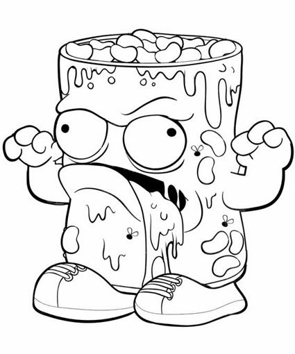 425x510 29 Best Trash Pack Images On Coloring Pages, Trash