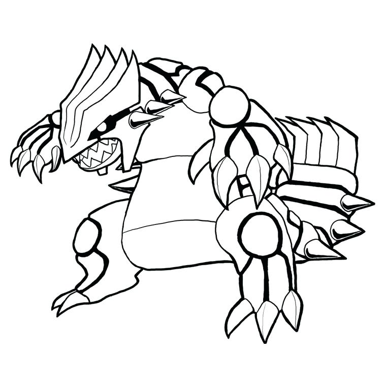 760x760 Groudon Coloring Pages Coloring Pages Page 1 Pokemon Primal
