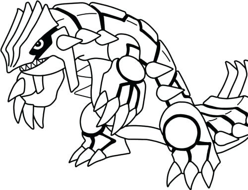 500x384 Groudon Coloring Pages Primal Coloring Page Primal Groudon
