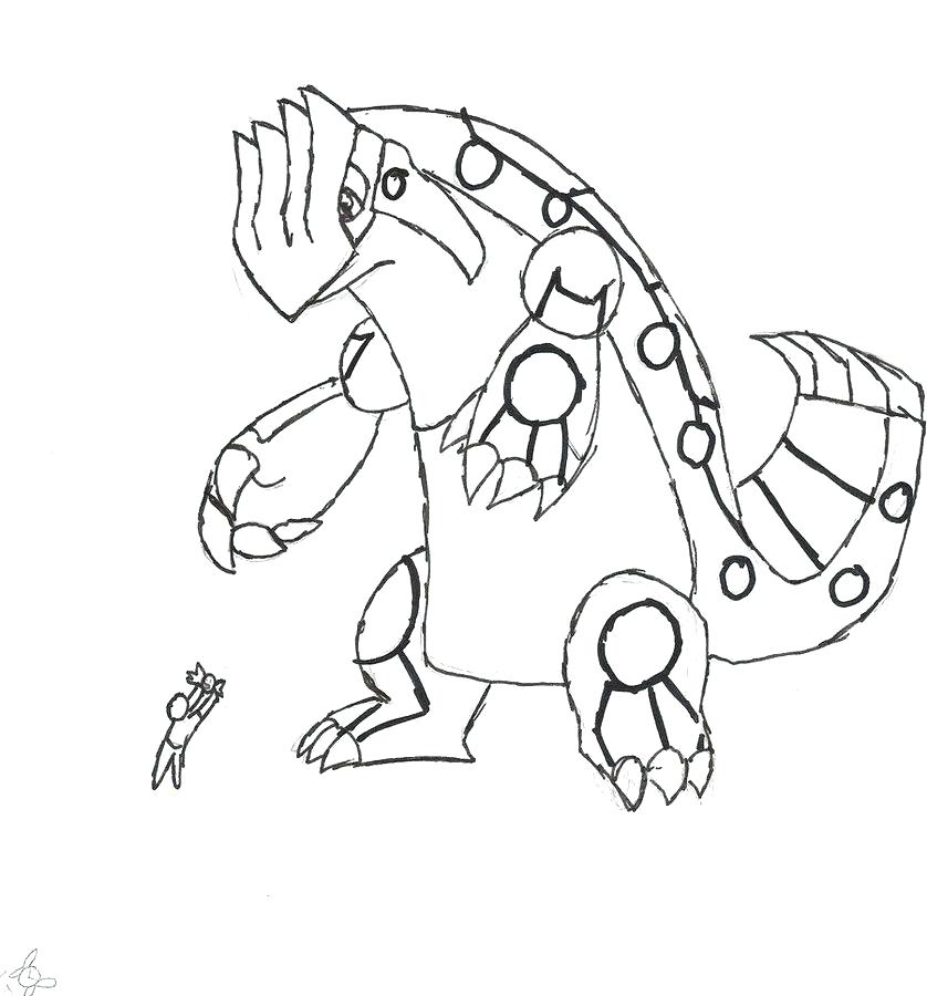 Groudon Coloring Page at GetColorings com - Groudon Coloring Page 36