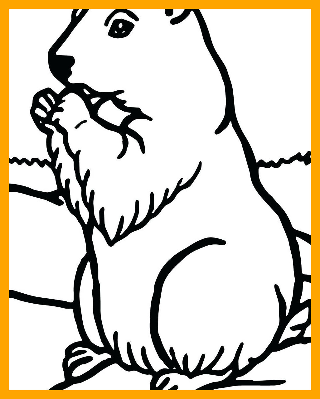 Best Groundhog Day Coloring Printable For Page Ideas And Styles 1026x1280 Best Groundhog Day Coloring Printable For Page Ideas And Styles
