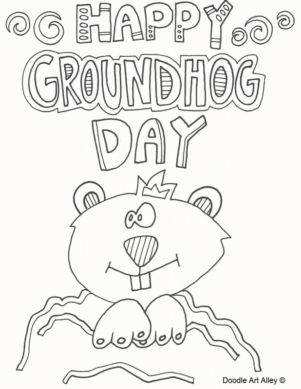 Groundhog Day Coloring Pages 618x800 Groundhog Day Coloring Pages