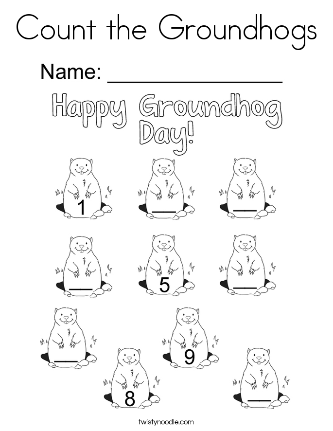 Groundhog Day Coloring Pages 685x886 Groundhog Day Coloring Pages