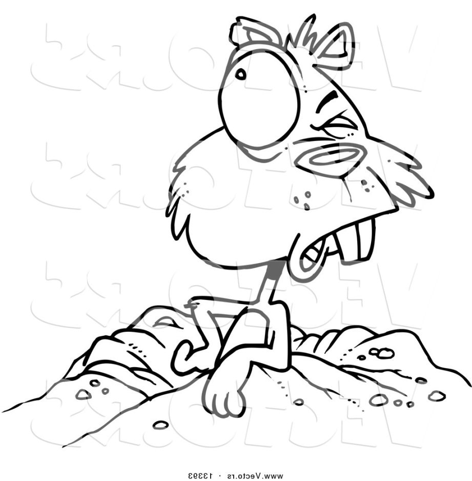 Groundhog Coloring Page 921x938 Groundhog Coloring Page