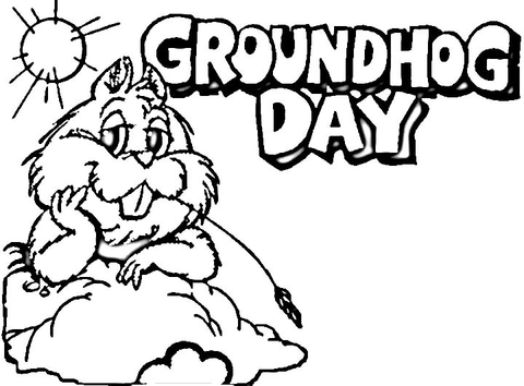 Groundhog Day Coloring Pages Groundhog Day Coloring Page Free 480x354 Groundhog Day Coloring Pages Groundhog Day Coloring Page Free