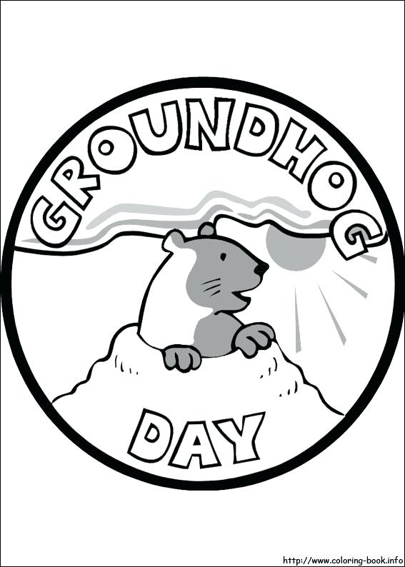 Groundhog Day 2016 Coloring Pages Free Printable Colouring 567x794 Groundhog Day 2016 Coloring Pages Free Printable Colouring