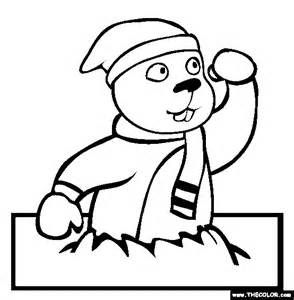 Groundhogs Coloring Sheets 294x300 Groundhogs Coloring Sheets