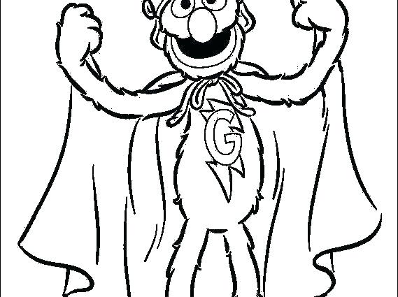 569x425 Grover Coloring Page X Printable Super Grover Coloring Pages