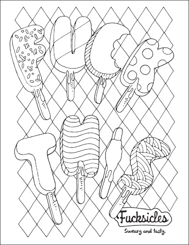 Swear Word Adult Coloring Pages 389x504 Swear Word Adult Coloring Pages