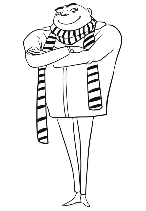 Kids Under 7 Despicable Me Coloring Pages Coloriage 591x850 Kids Under 7 Despicable Me Coloring Pages Coloriage