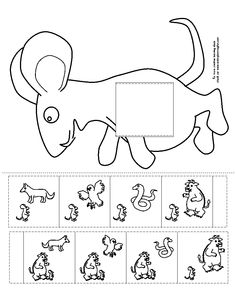 236x305 Logische Volgorde Verhaal De Gruffalo (Knip Het Vierkant Uit De