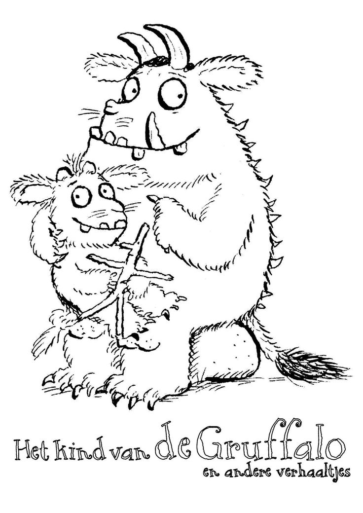 736x1040 The Gruffalo Coloring Pages