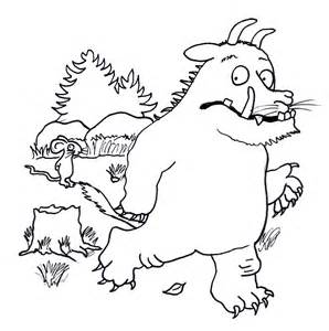 298x300 The Gruffalo Colouring Pages