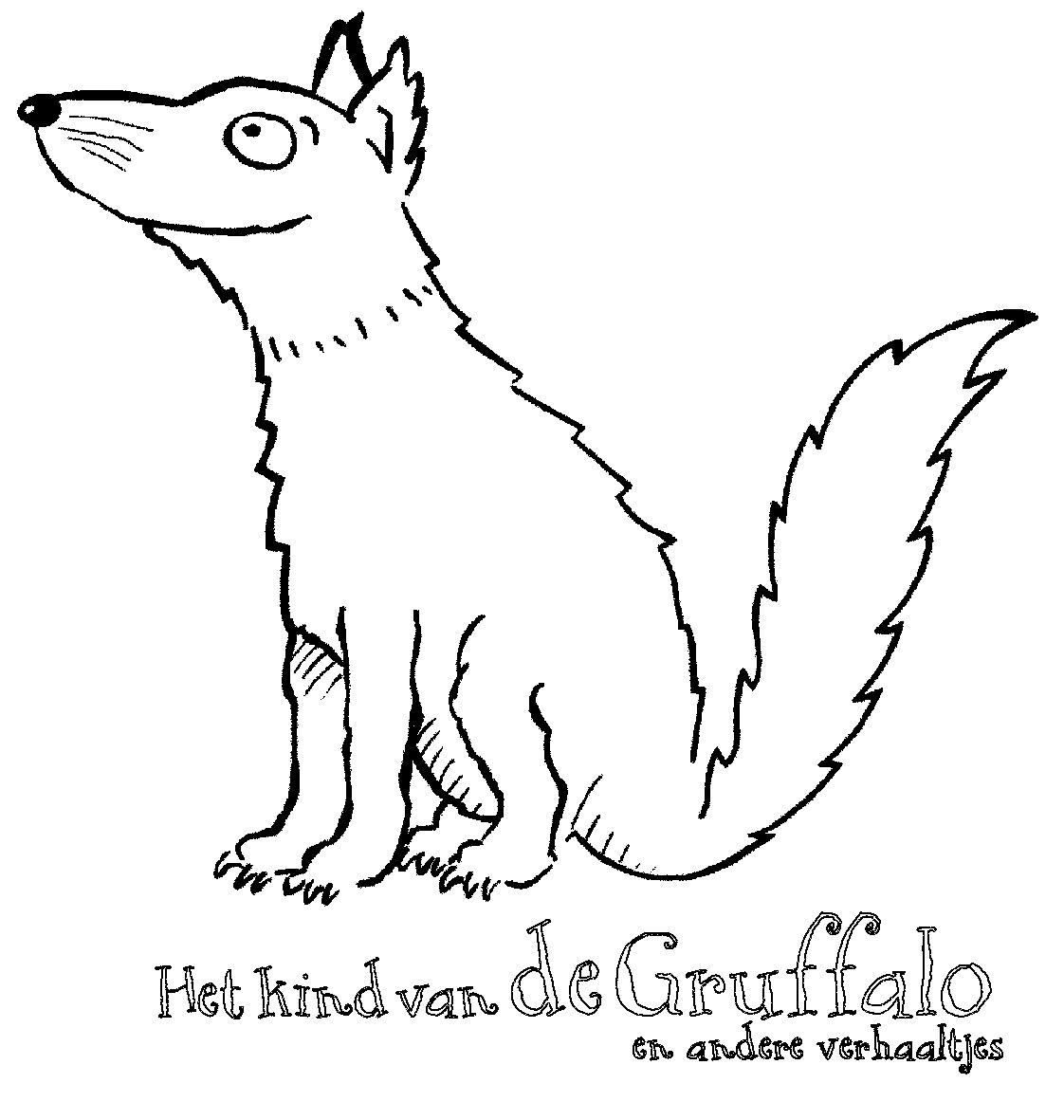 1122x1181 Fox Coloring Page From Gruffalo