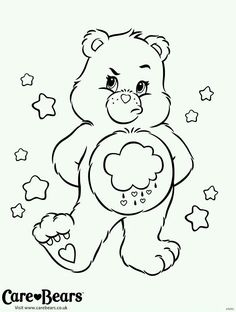 236x312 Care Bears Indeed Baseball Bat Coloring Pages Care